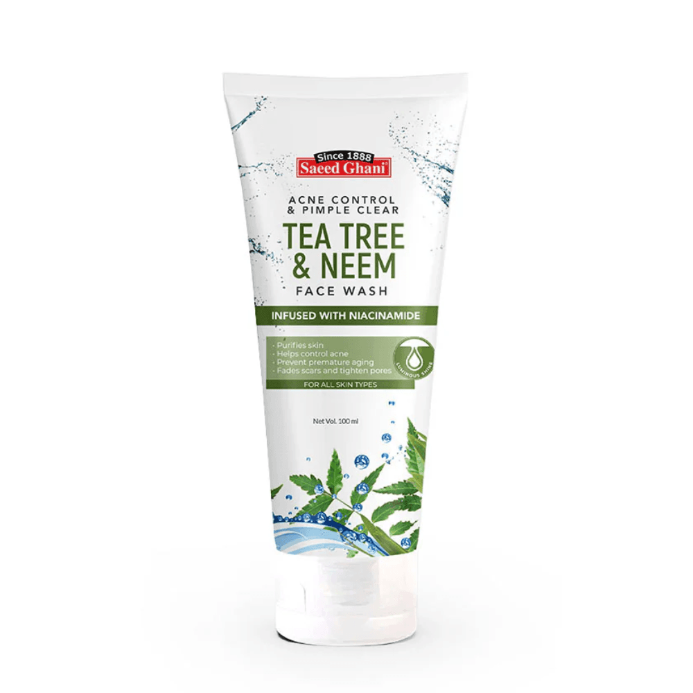 Saeed Ghani Tea Tree & Neem Face Wash 100ml