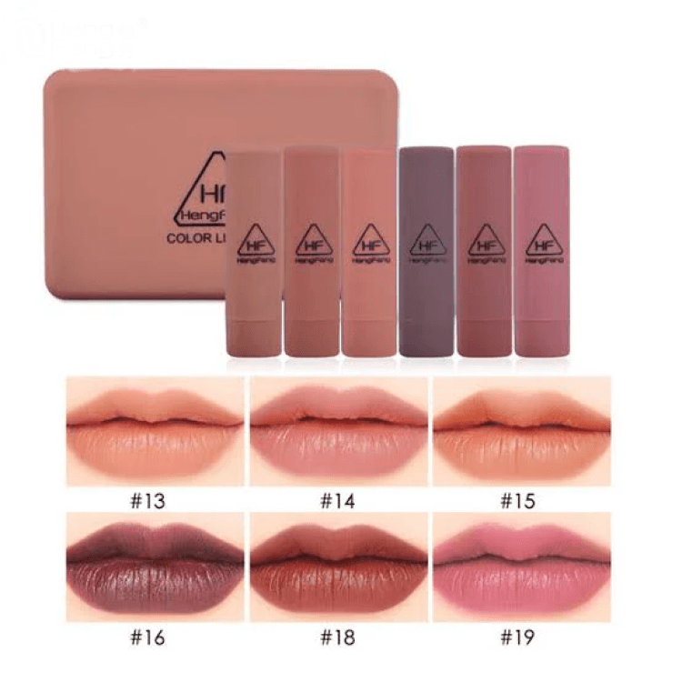 Hang Fang Beauty Gift Pumpkin Color Matte Long-lasting Lipstick Set