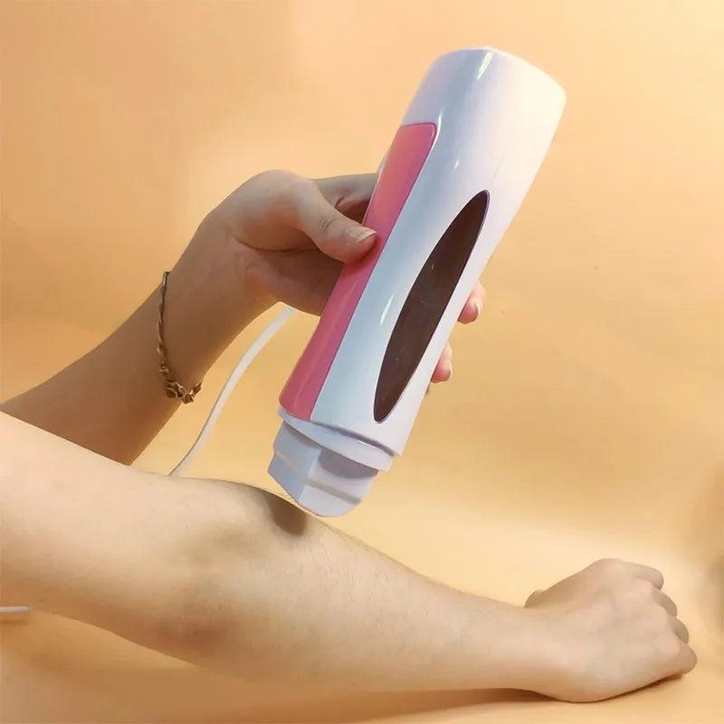 3 In 1 Depilatory Wax Roll Machine With Wax Refill And Strips