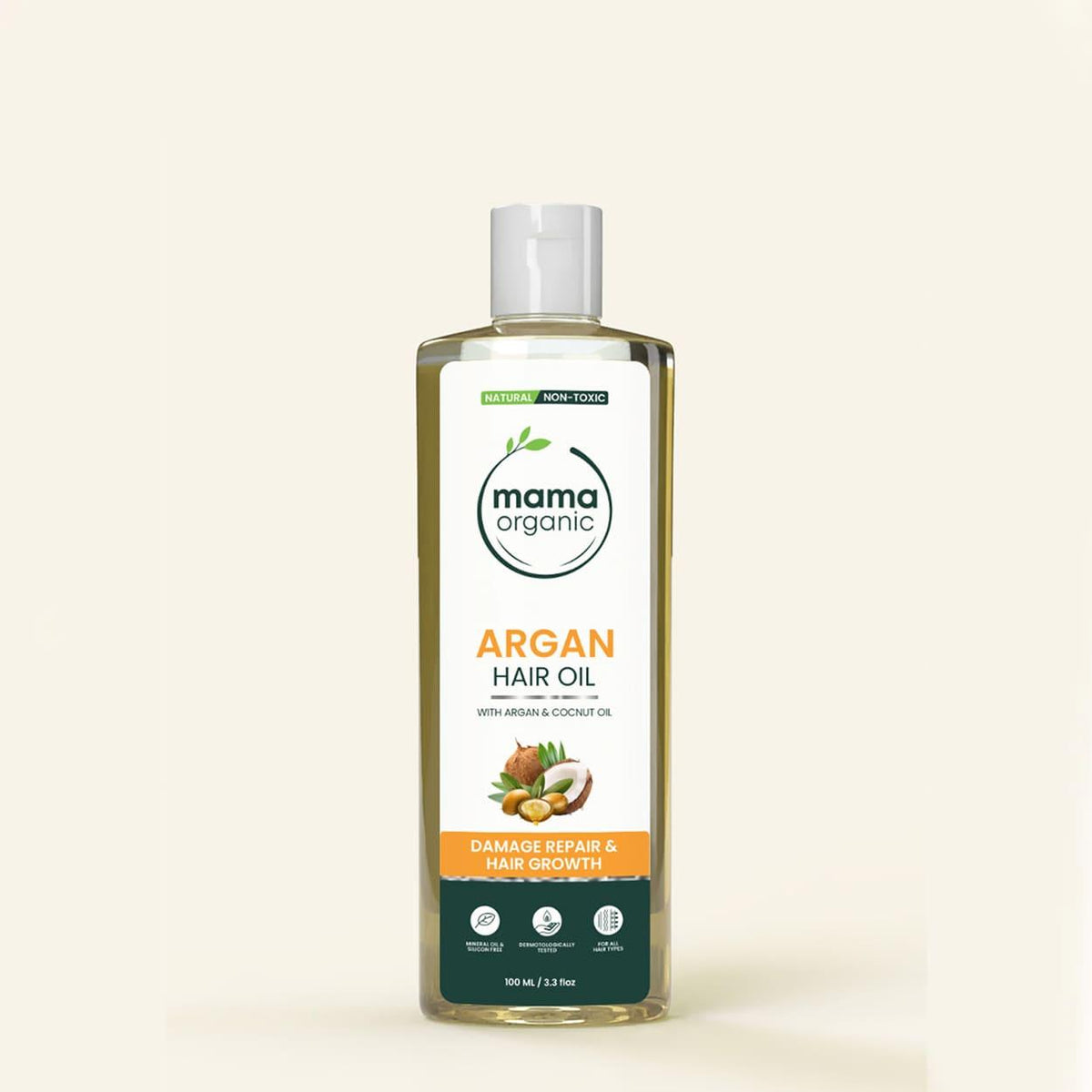Argan Hair Oil - 100ml For Damage Repair & Hair Growth With Argan & Coconut Oil