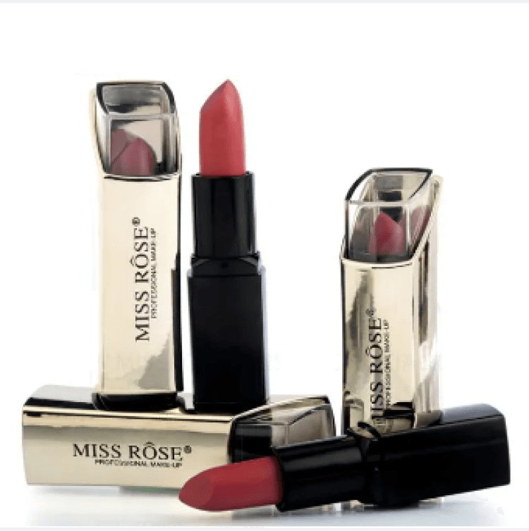 Miss Rose Fashion Pack of 6 Color Lipstick