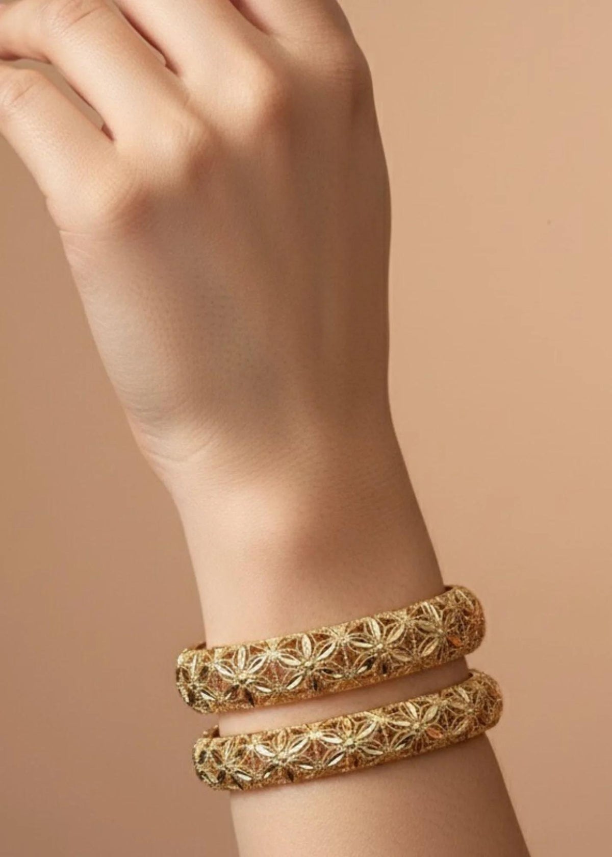 Jali Flower Bangles
