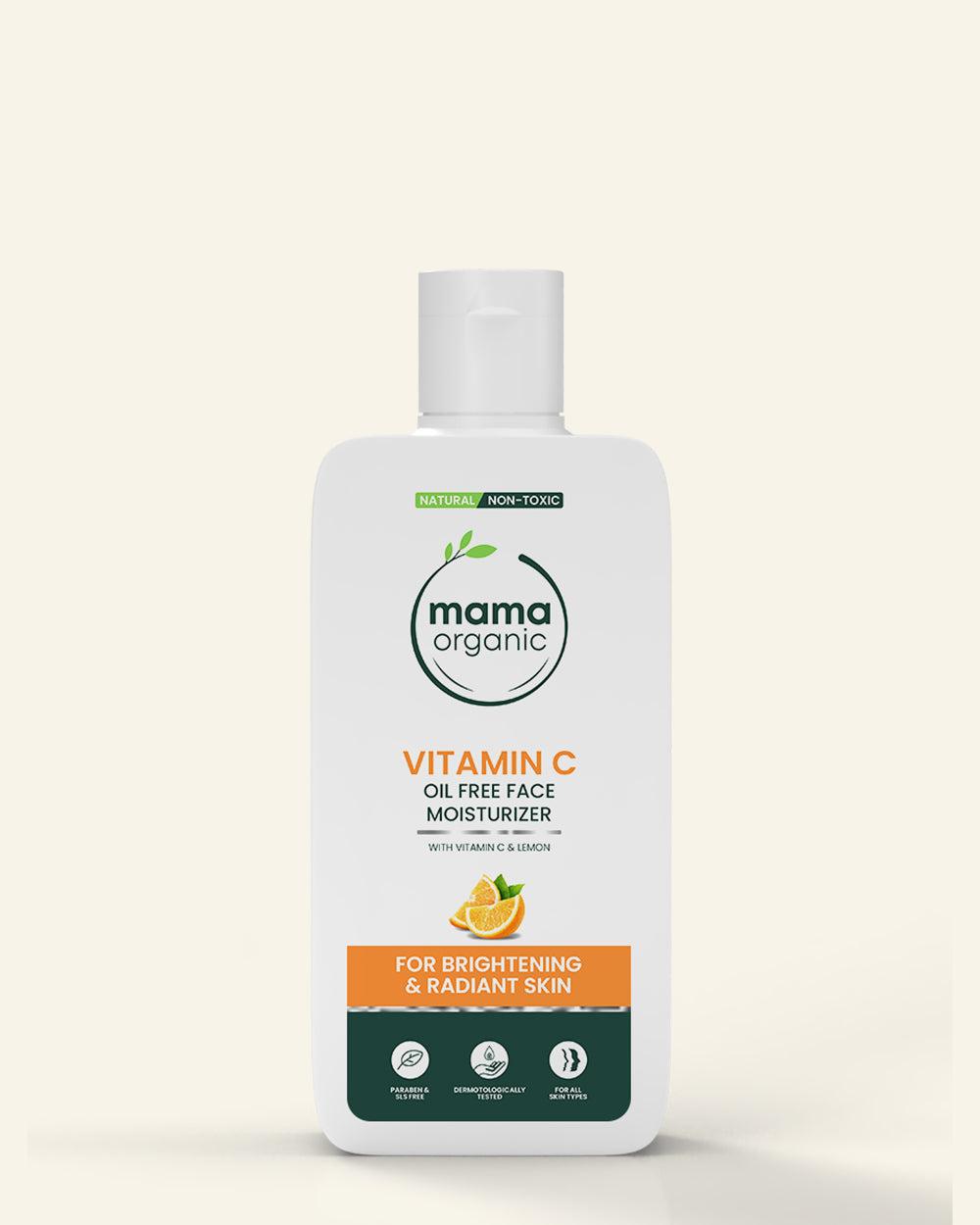 Vitamin C Oil Free Face Moisturizer - 80ml For Skin Bright With Vitamin C & Lemon