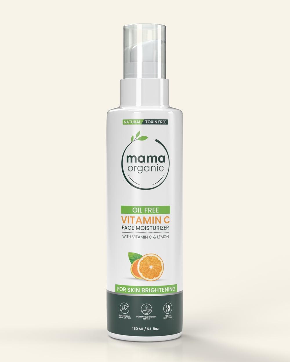 Vitamin C Oil Free Face Moisturizer - 150ml For Skin Bright With Vitamin C & Lemon