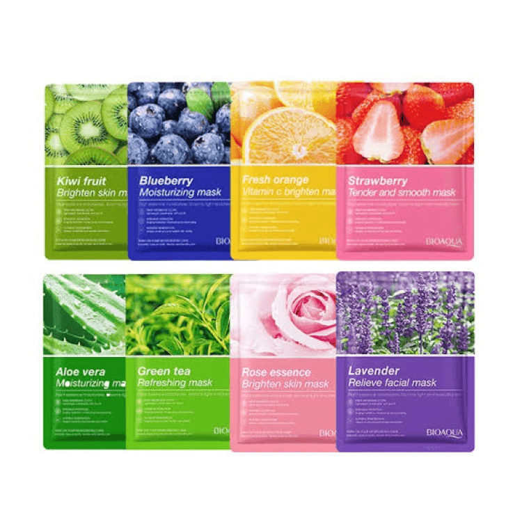 Bioaqua Face Mask Sheet 8 Pack