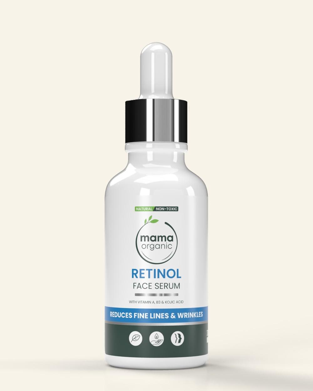 Retinol Face Serum - 30ml For Anti-aging & Wrinkles With Retinol, Vitamin A, & Kojic Acid