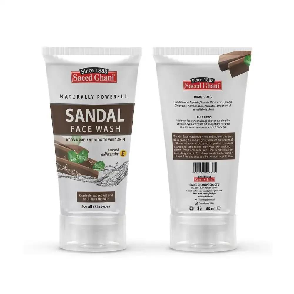 Saeed Ghani Sandal Face Wash 60ml
