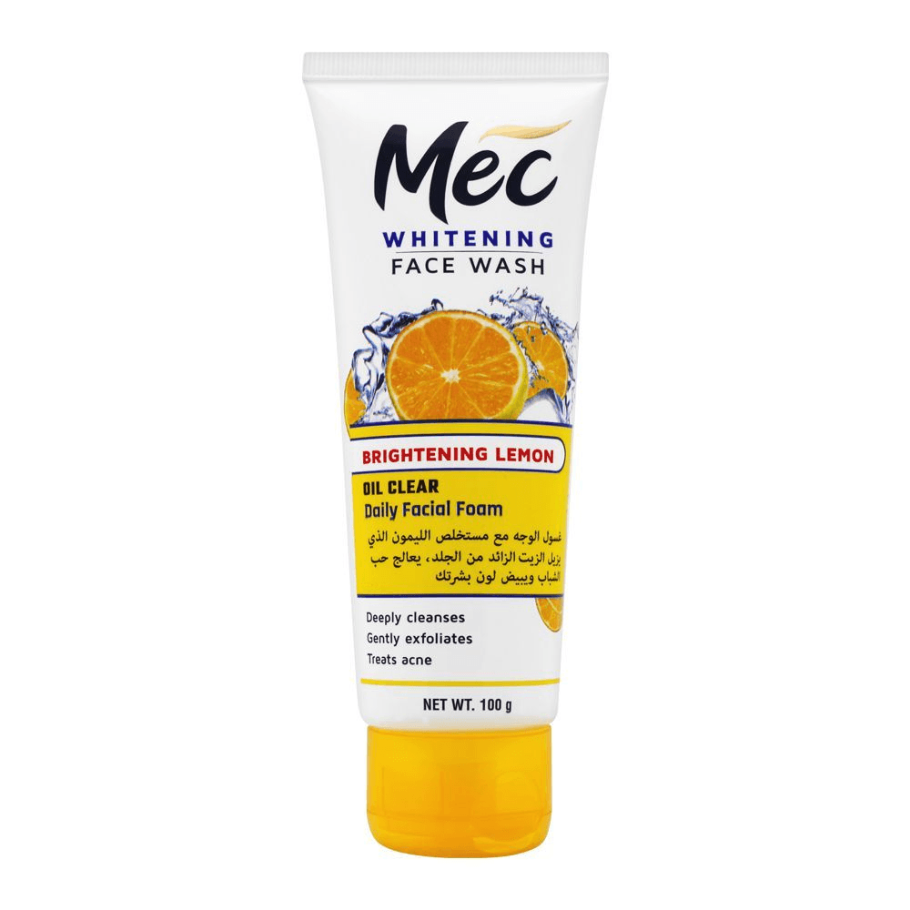 Mec Whitening Face Wash Brightening Lemon - 100g