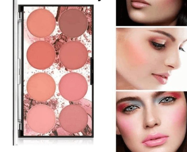 Miss Rose 8 Colour Blush On