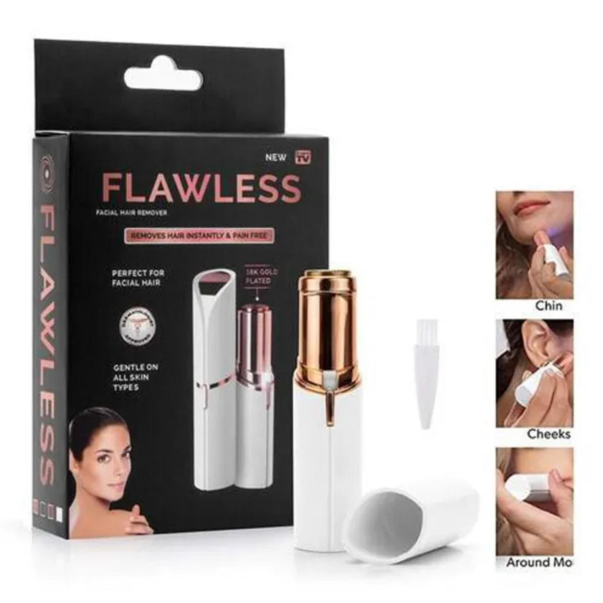 Pocket-Size Flawless Facial Hair Remover Cell, Upper Lip Hair Remover