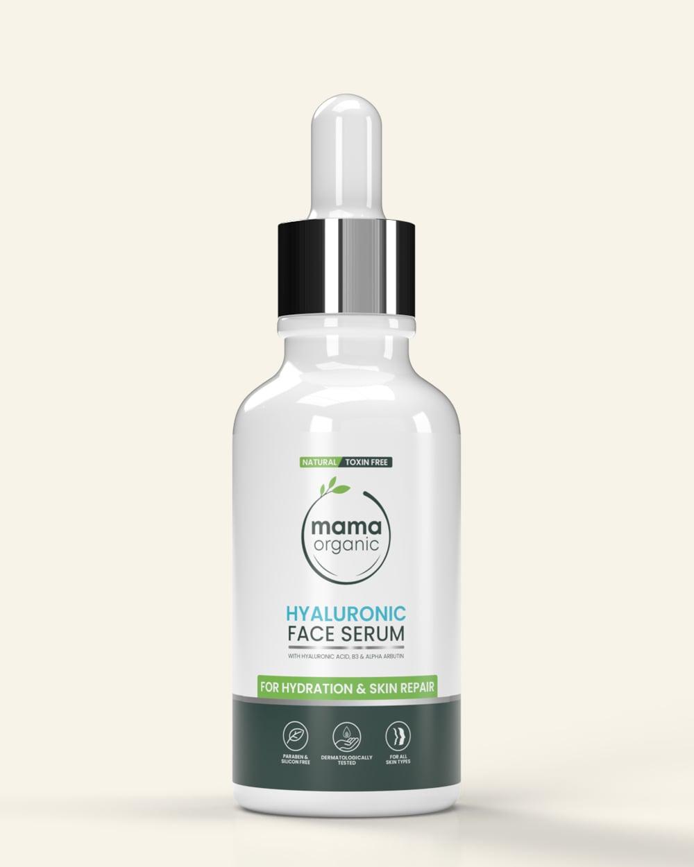 Hyaluronic Acid Face Serum - 30ml For Hydration & Skin Repair With Hyaluronic Acid, B3 & Alpha Arbutin