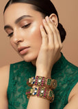 Ruby Enamel Bangles