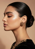 Golden Stud Earrings