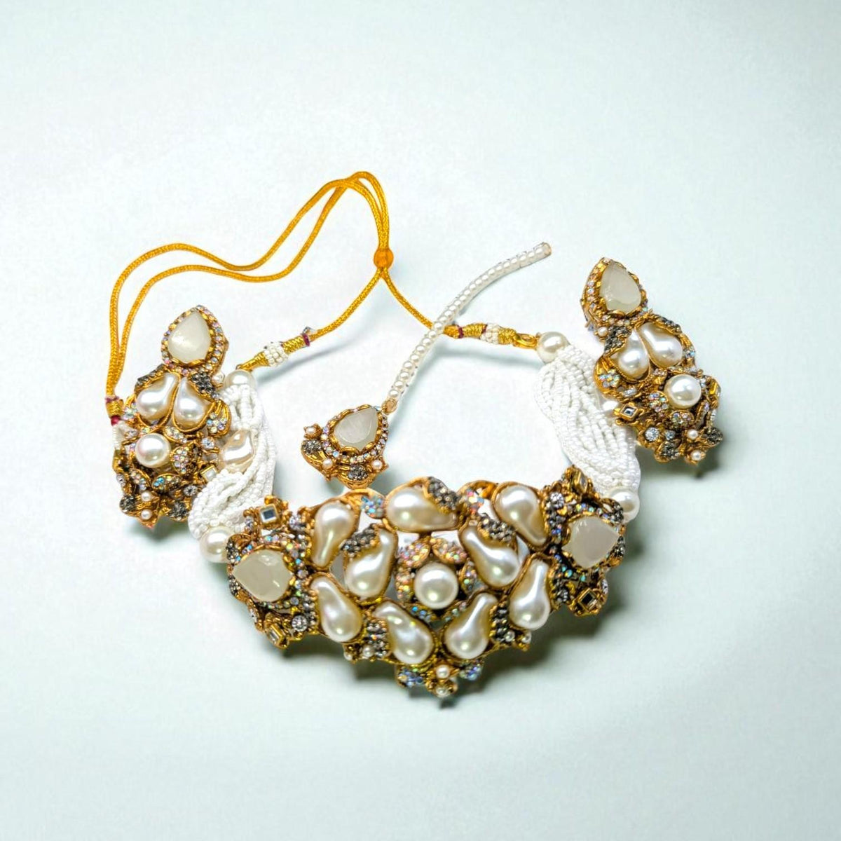 Pearl And Quartz Choker