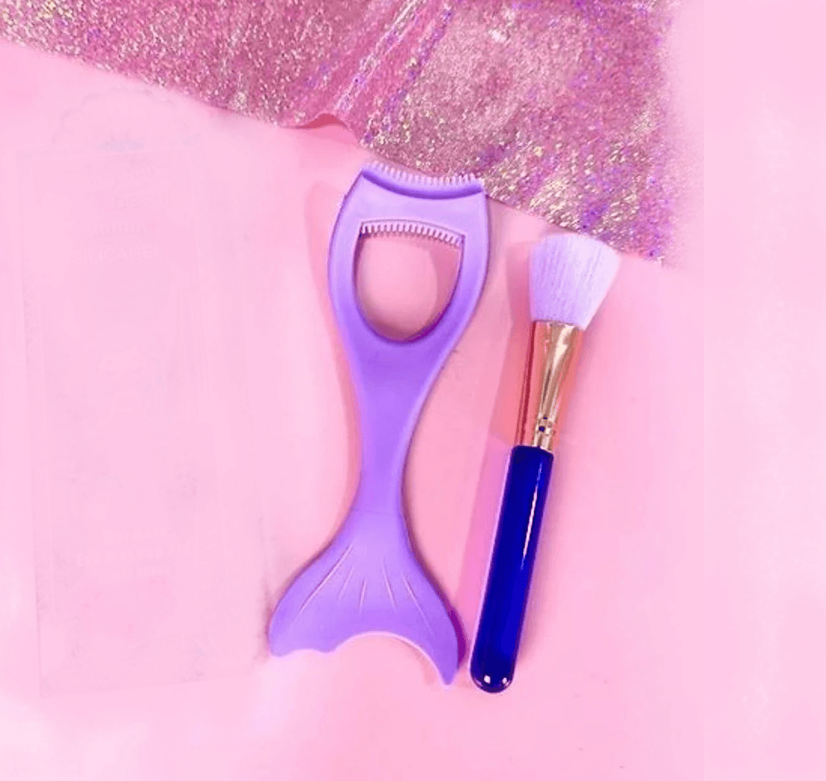 Silicone Draw Eyelash Eyeliner For Eye Makeup Tool With Brush