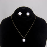 Quartz Square Pendant