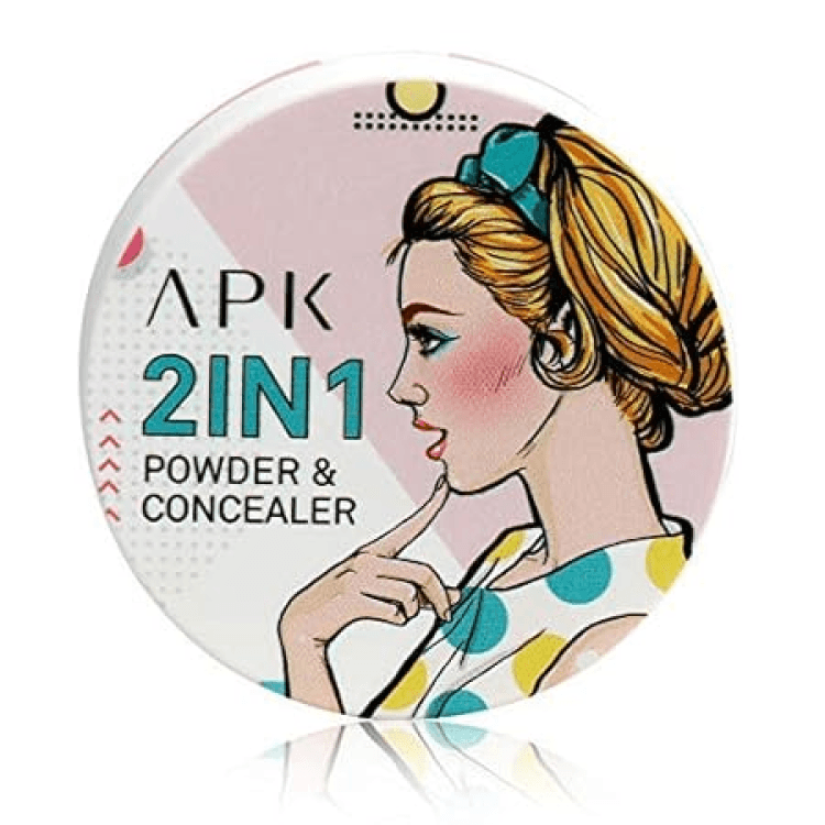 APK 2 IN 1 Powder And Concealer 20g