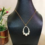 Gold Chain Pearl Nacklece