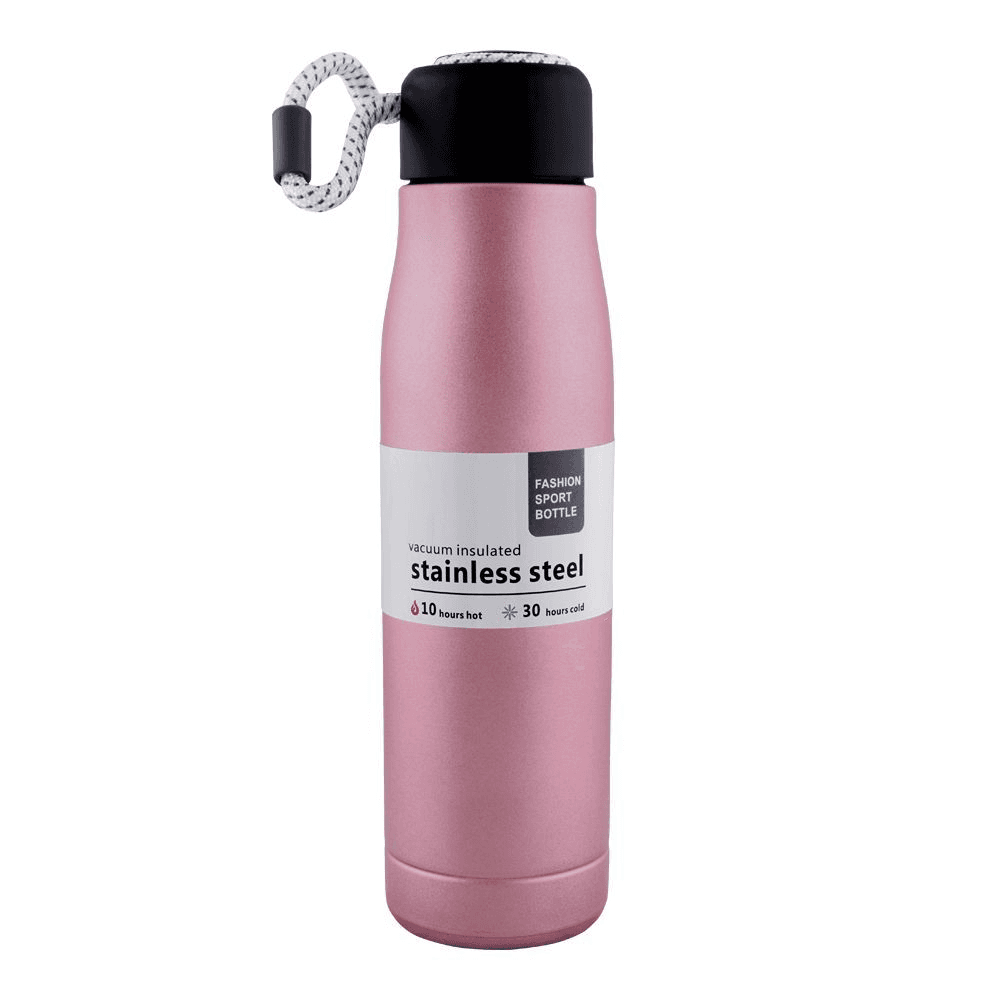 Stainless Steel Fashion Sport Water Bottle - 550ml
