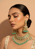 Mint Green Jhumka Choker