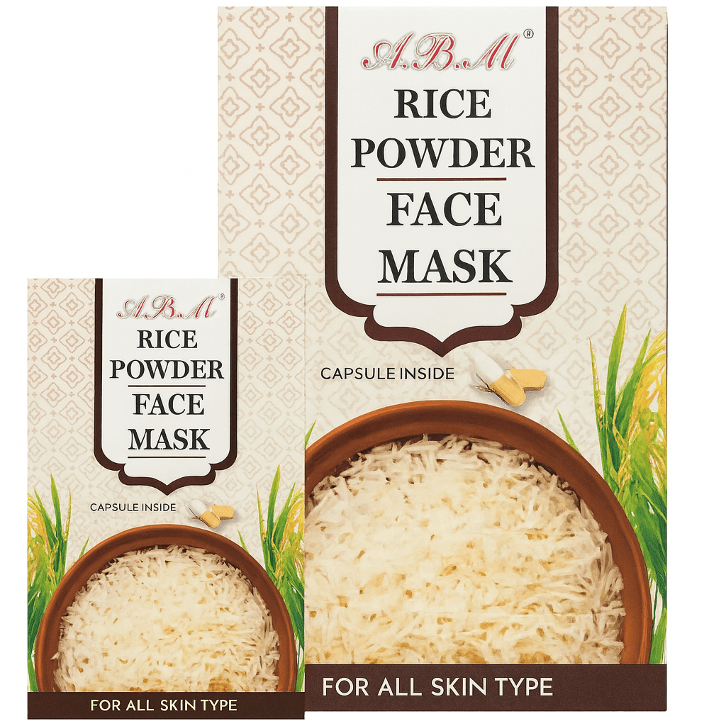 Pack Of 12 Rice Powder Face Mask.