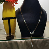 Golden Chain With Hanging Pearl