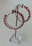 Ruby Ripple Hoops