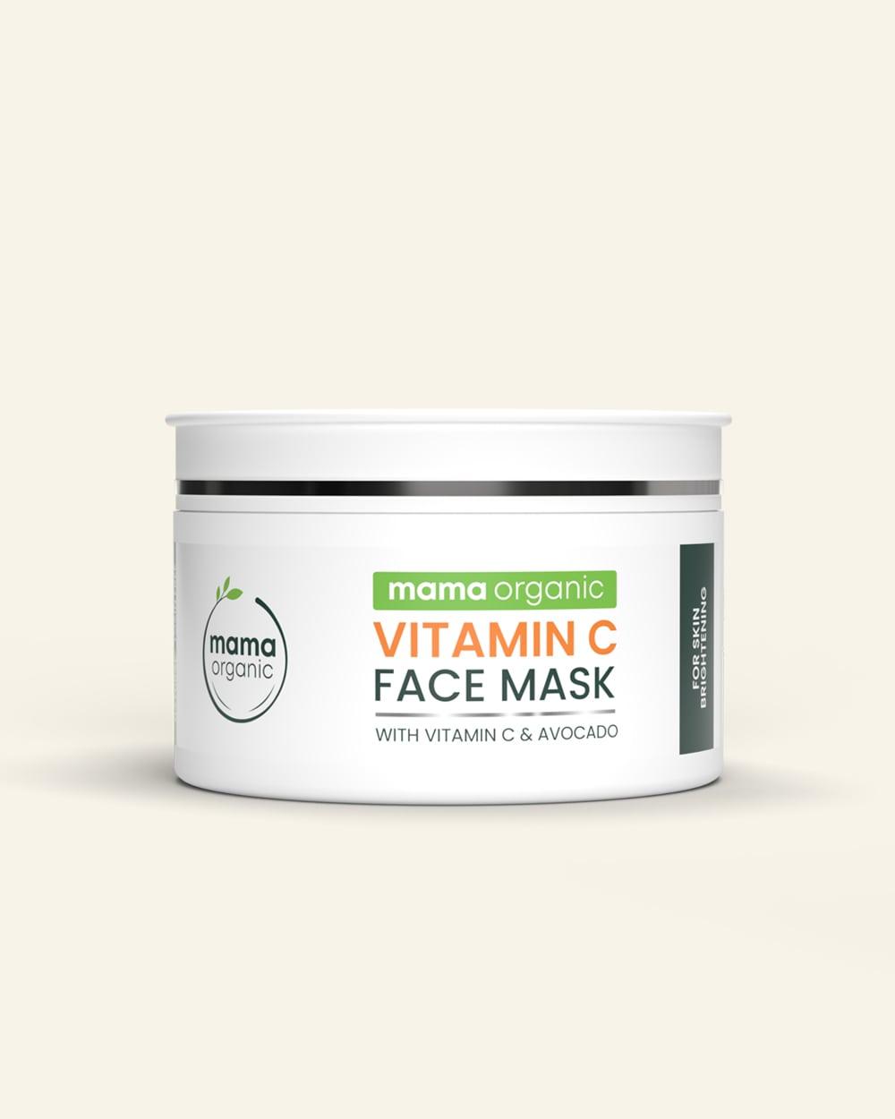 Vitamin C Face Mask - 100g For Skin Bright With Vitamin C & Avocado