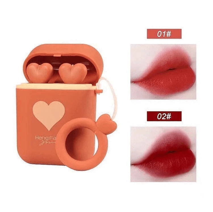 Heng Fang Airpods Dual-Color Silky Velvet Matte Lipstick
