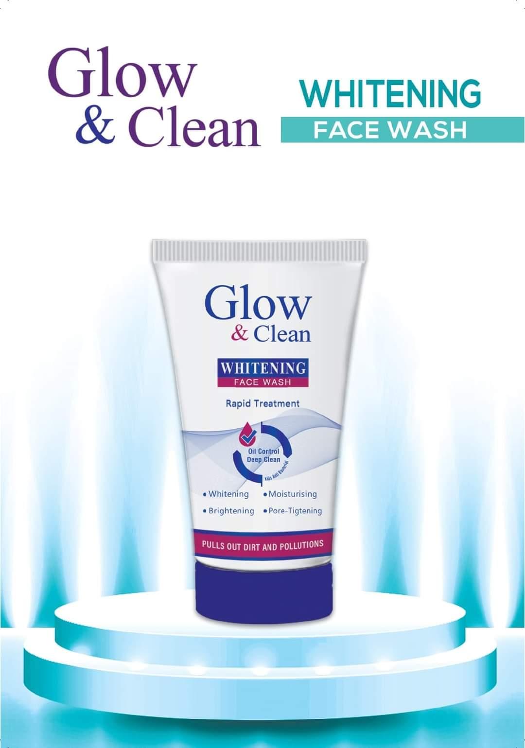 GLOW AND CLEAN WHITENING FACE WASH