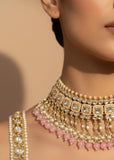 Baby Pink Jhumka Choker