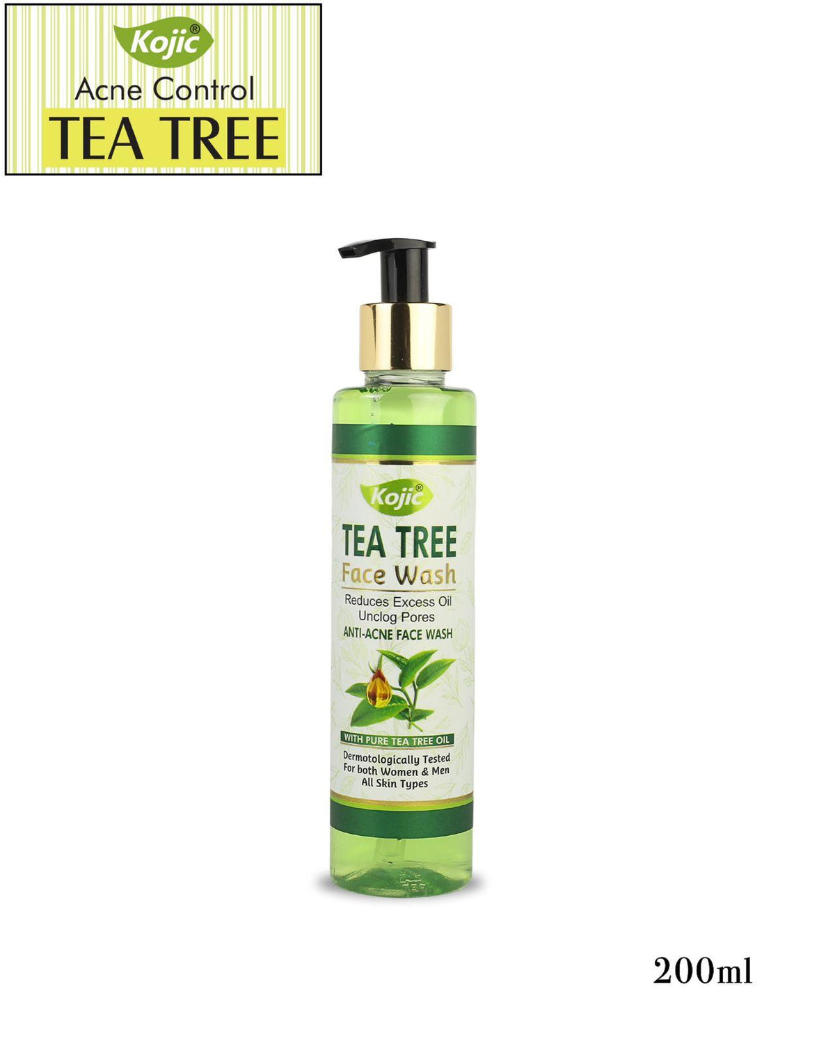 Kojic Tea Tree Face-Wash | with Pure Tea Tree Oil