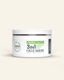3 In 1 (charcoal, Coffee, Clay) Face Mask - 100g For Glowing & Healthy Skin