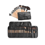 32 Piece Bobbee Brown Makeup Brush Set With Leather Pouch