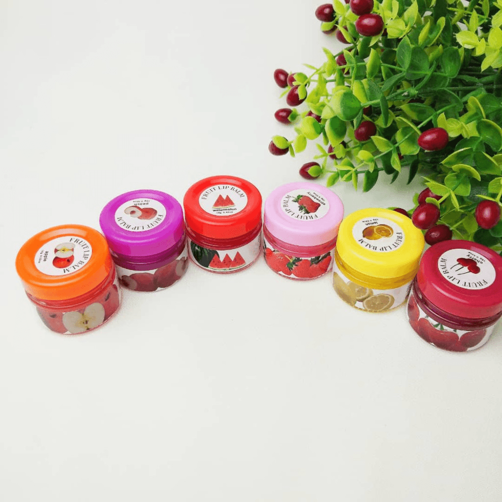 Crystal Shine Fruits Scent Lip Balm Pack Of 6