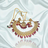 Royal Ruby Kundan Set